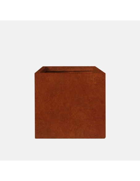CUBO LIBRA 50X50X51CM CORTEN
