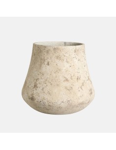 MACETA BRELA 55X51CM CREMA