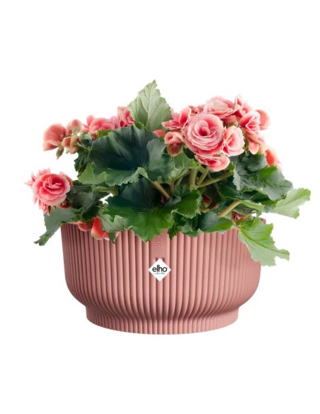 MACETA VIBES FOLD BOWL 25CM ROSA DELICADO