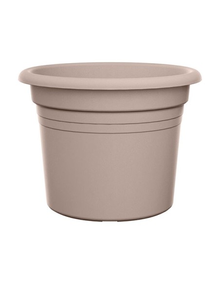 Macetero Cilindro 25cm Taupe Diseño Moderno y Funcional