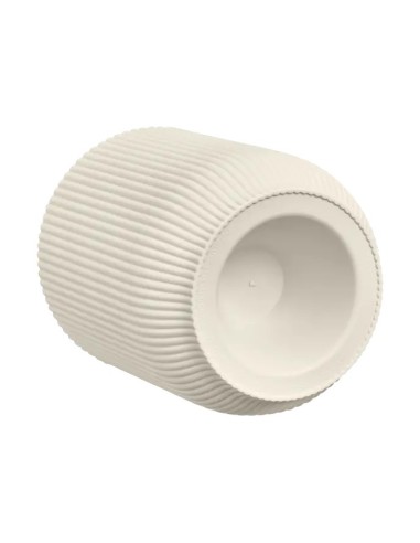 MACETA VIBES FOLD OEQUIDEA HOOG 12.5CM BLANCO LINO