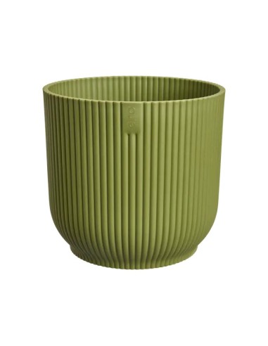 MACETA VIBES FOLD REDONDA 30CM VERDE HELECHO