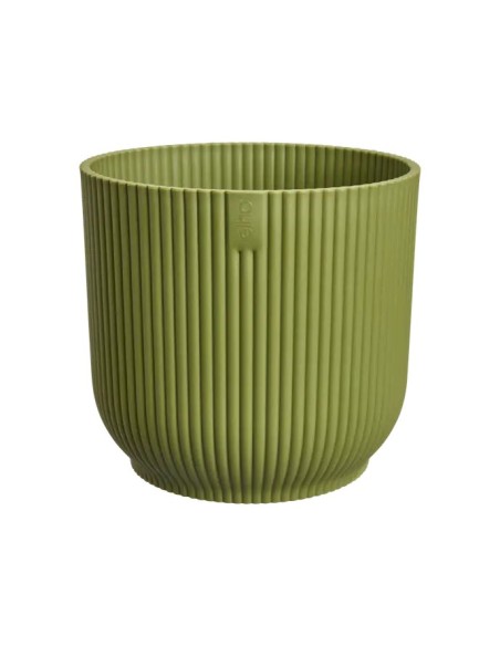 MACETA VIBES FOLD REDONDA 30CM VERDE HELECHO