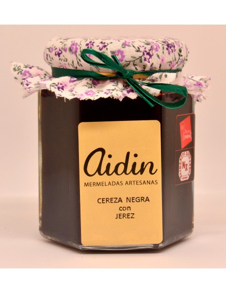 MERMELADA AIDIN CEREZA NEGRA CON JEREZ 200G