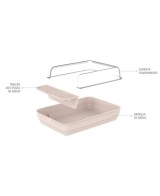 GATERA TERRAZA ANTI-FUGA 55X38X19CM