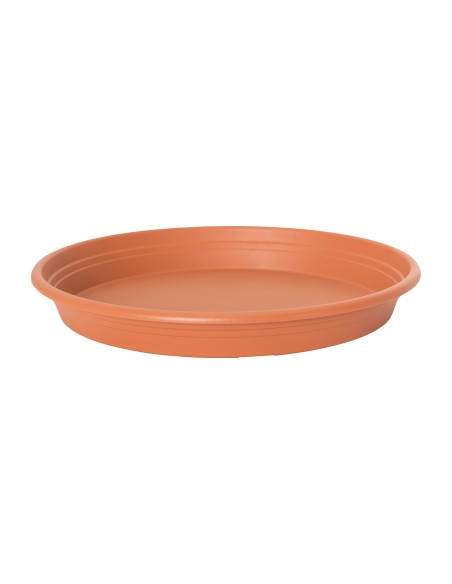 Plato Redondo Universal 32 cm Terra  Base resistente y elegante para macetas grandes

