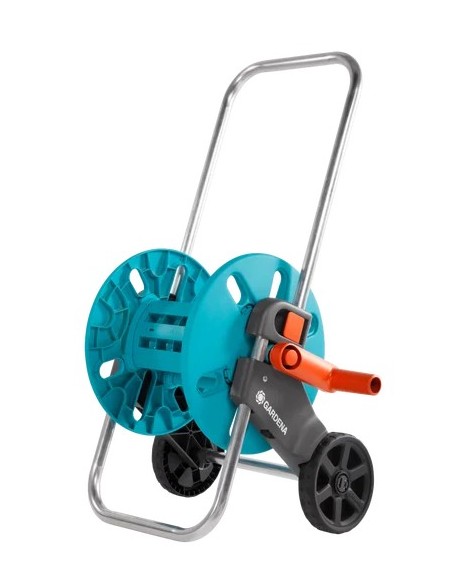 Carro CleverRoll S GARDENA  Organizador compacto para mangueras de jardín

