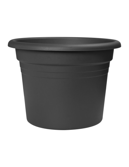 Macetero Cilindro 40cm Antracita | Maceta Moderna para Plantas Grandes | Endanea Garden