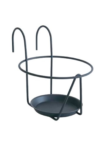 SOPORTE MACETA +PLATILLO M25CM