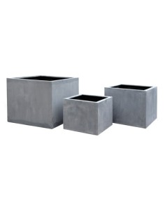 JARDINERA SYDNEY CUBO W100H85 GRIS