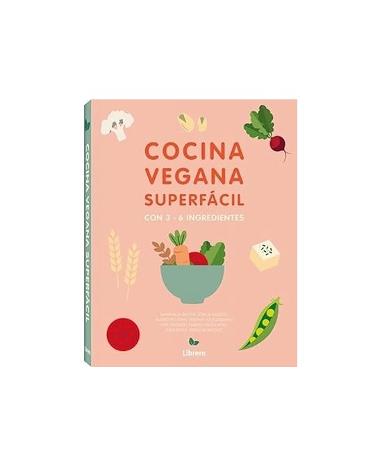 LIBRO COCINA VEGANA SUPERFACIL CON 3-6 INGREDIENTES