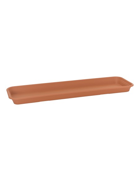 Plato Rectangular 60 cm Terracota | Protección para Macetas Grandes


