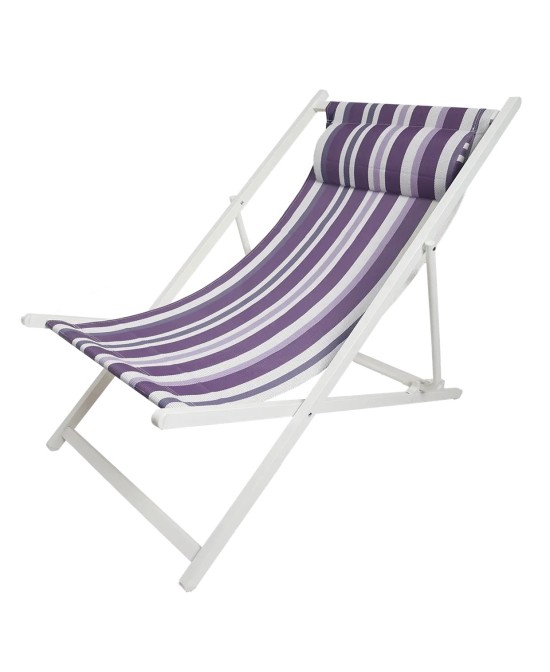 SILLA DE TELA A RAYAS VARIOS COLORES
