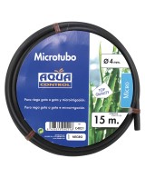 Tubería Microtubo Negro 15m para Riego por Goteo - Flexible y Resistente UV

