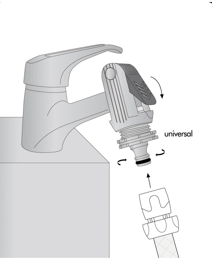 ADAPTADOR UNIVERSAL GRIFO DOMESTICO