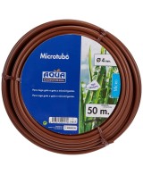 TUBERIA MICROTUBO MARRON GOTEO 50M