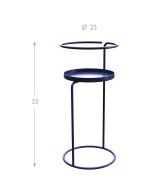 PEDESTAL CYLINDRA AZUL