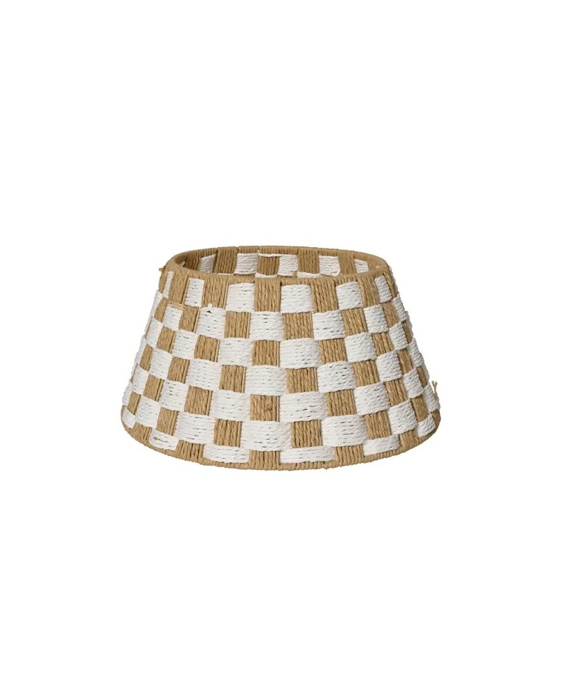 BASE ARBOL NAVIDAD BLANCO/BEIGE D.57cm x H.28cm