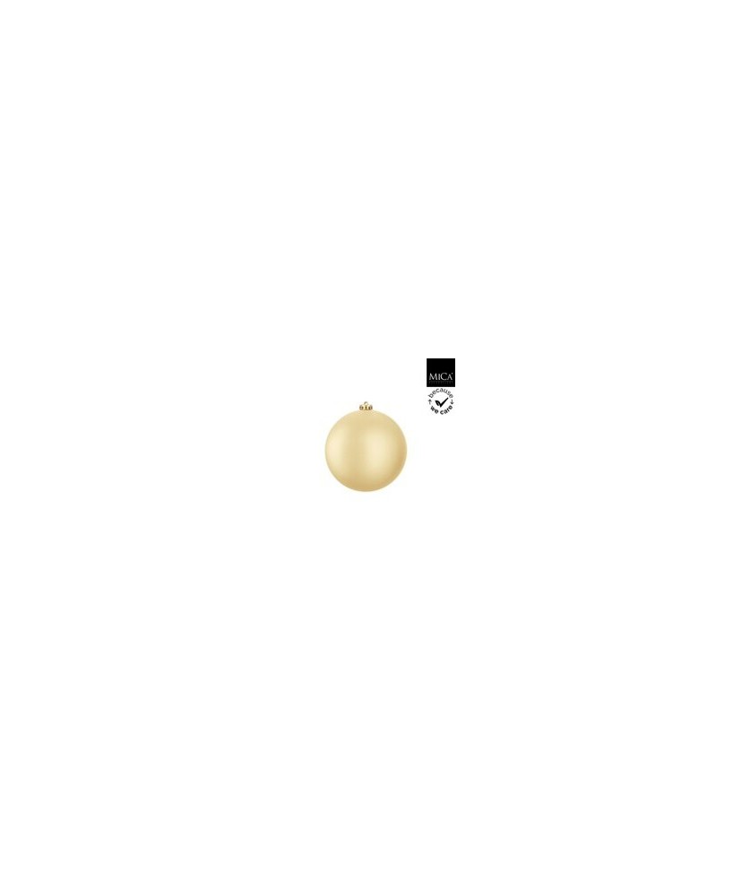 BOLAS NAVIDAD IROMPIBLES DORADO MATE D15CM