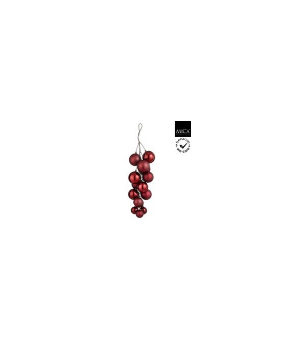 RAMILLETE BOLAS IRROMPIBLES ROJAS L16XW16XH46CM
