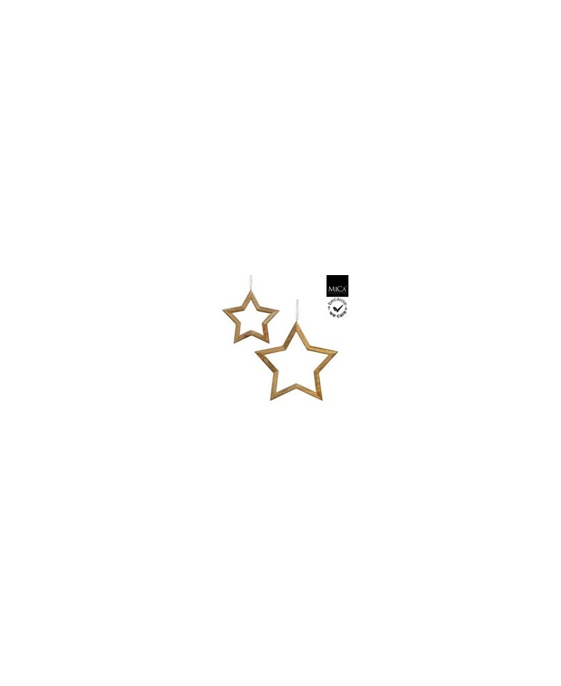 ESTRELLA COLGANTE L30XW30XH2CM