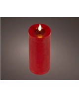 VELA LED ROJA /CALIDO D.7.5cm x H.6cm