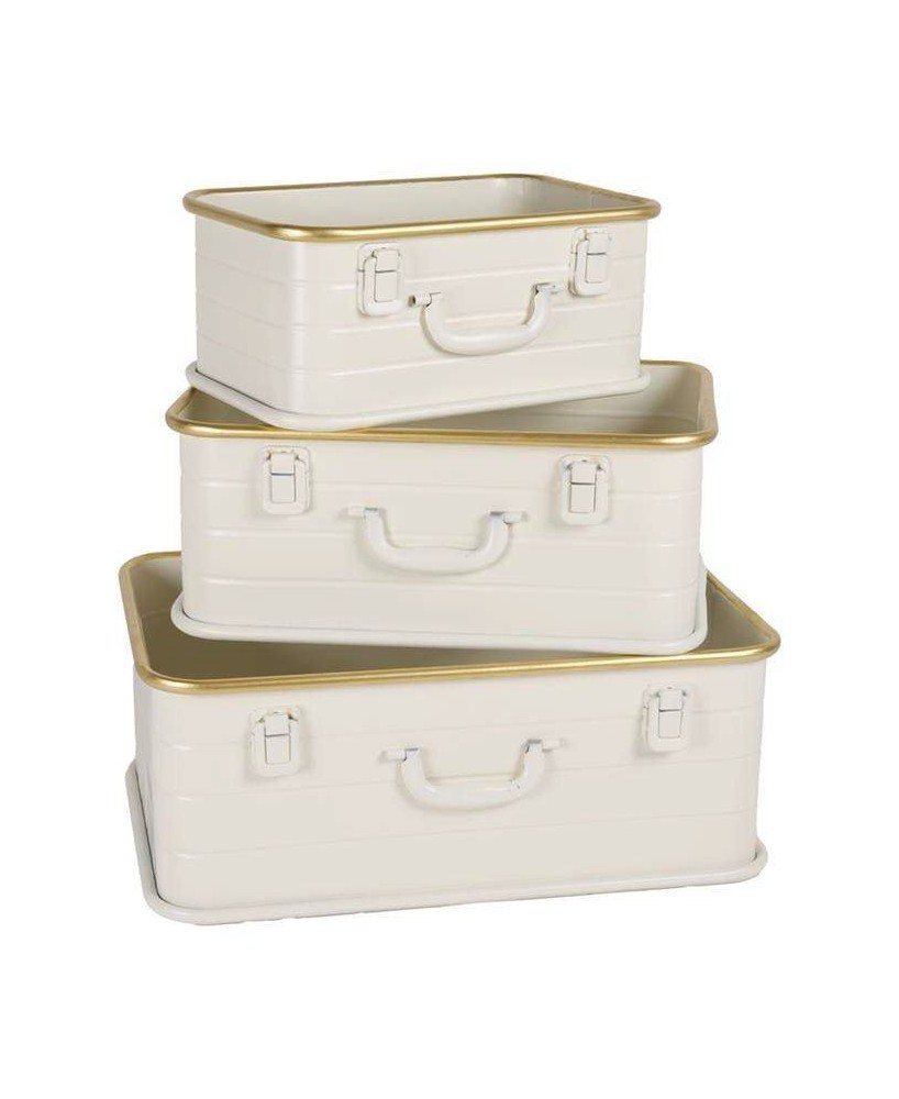 CAJA METALICA PEQUEÑA BLANCA