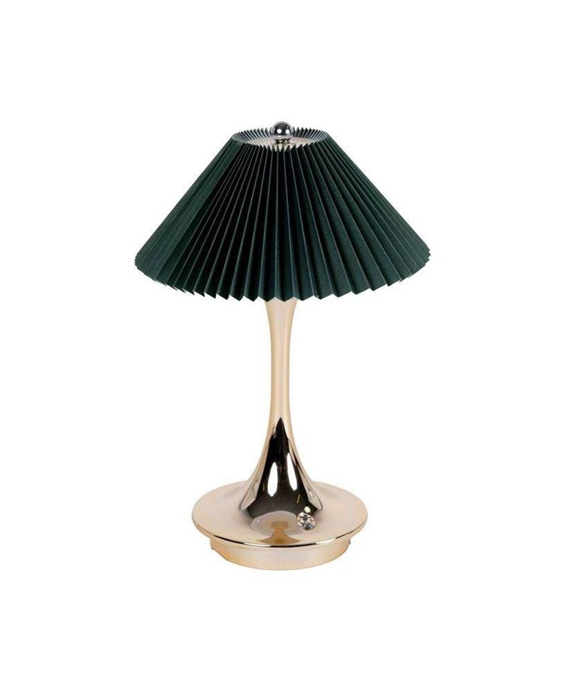 LAMAPARA LED D16X25CM VERDE/ORO