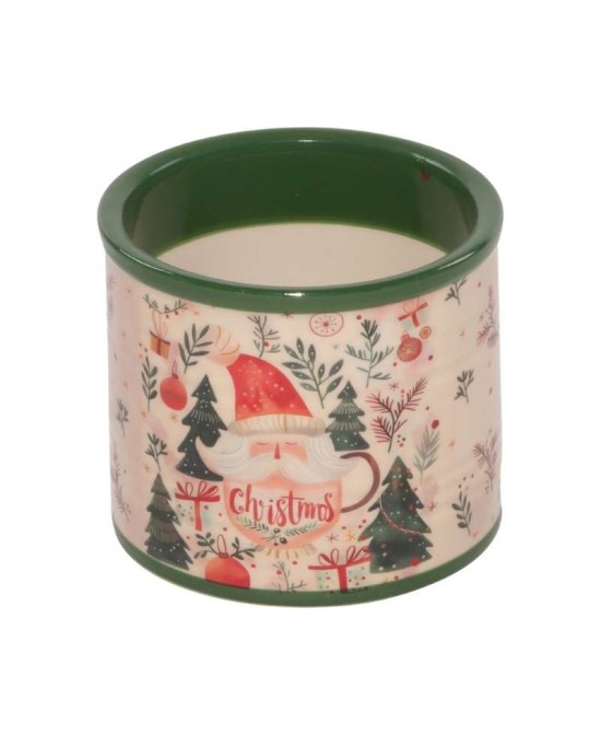 FRASCO CERAMICA SANTA CHRISTMAS D7X6CM