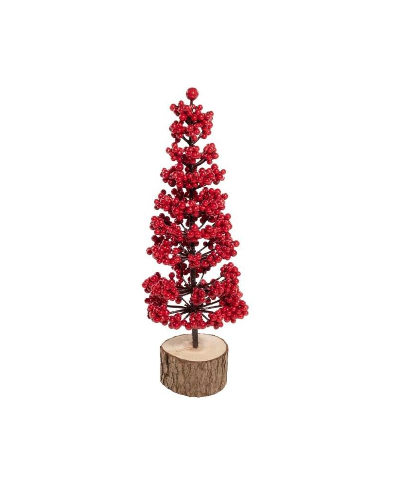 ARBOL DE BAYAS ROJAS H40CM