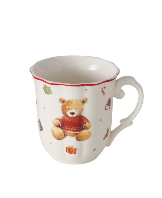 TAZA BAILEY 350ML MARRON ROJO OSCURO