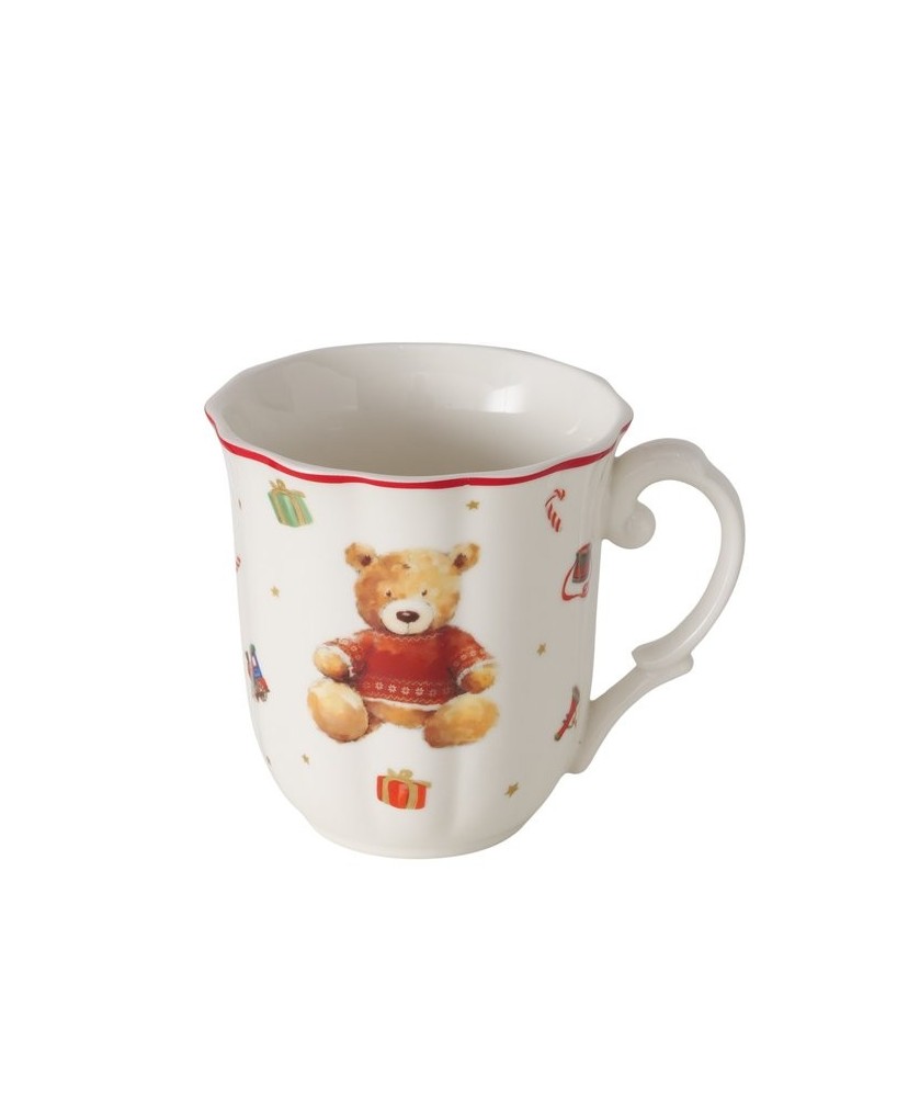 TAZA BAILEY 350ML MARRON ROJO OSCURO