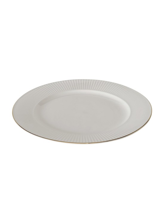 PLATO KELLY D26.5CM ORO BLANCO