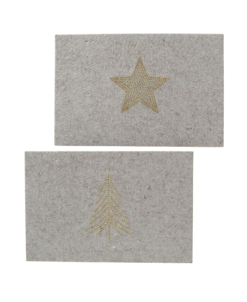 MANTEL INDIVIDUAL GLITZA NAVIDEÑO