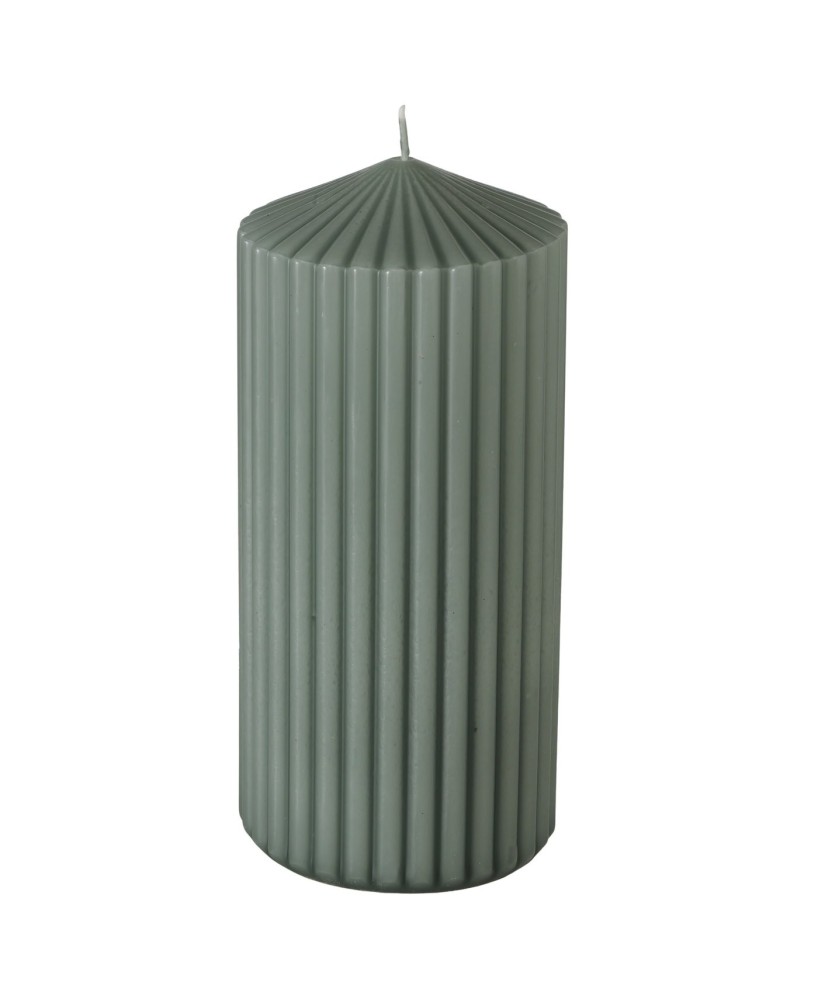 VELA PILAR RILLEA H15CM D7CM  VERDE