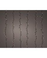 CASCADA  LED NEGRO/DORADO 200CM