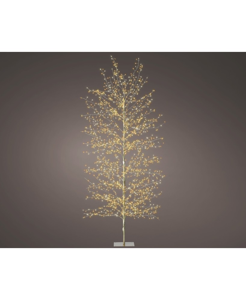 ARBOL MICROLED DORADO LUZ CALIDA  D.80cm x H.180cm