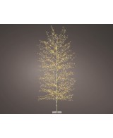 ARBOL MICROLED DORADO LUZ CALIDA  D.80cm x H.180cm