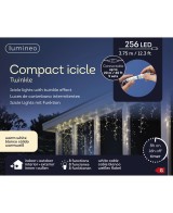 CARAMBANO LED BLANCO /CALIDO L.375cm x H.60cm