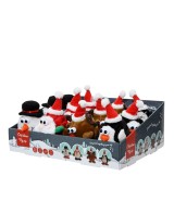 Figura Animales Papá Noel 8x8x13 cm Decoración Navideña
