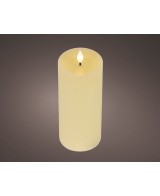 VELA LED CREMA/CALIDO  D.7.5cm x H.9.5cm