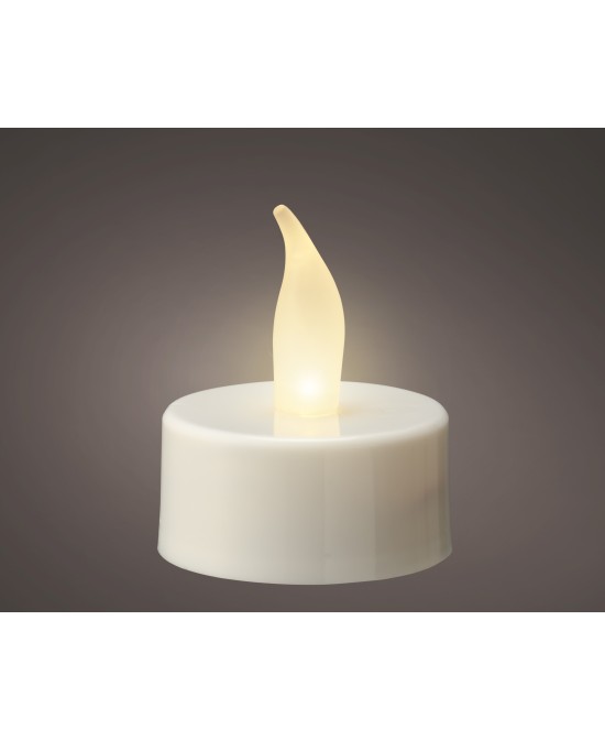 VELA LED BLANCA D.3.8cm x H.4.6cm