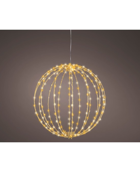 GUIRNALDA MICROLED CON BOLAS METALICAS 38CM