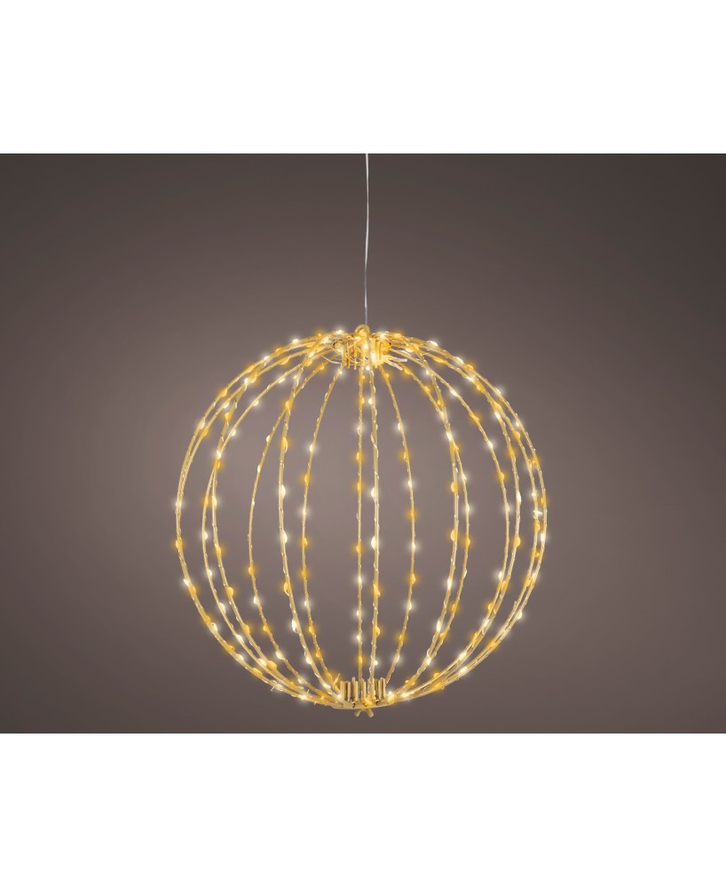 GUIRNALDA MICROLED CON BOLAS METALICAS 38CM