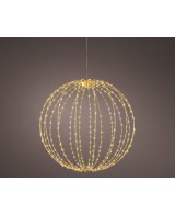 GUIRNALDA MICROLED CON BOLAS METALICAS 58CM
