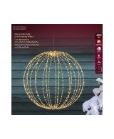 GUIRNALDA MICROLED CON BOLAS METALICAS 58CM