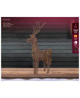 RENO MICROLED MARRON  L.24cm x W.60cm x H.104cm