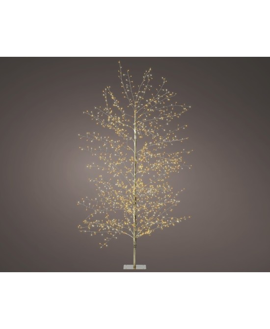 ARBOL MICROLED DORADO LUZ CALIDA D.70cm x H.150cm