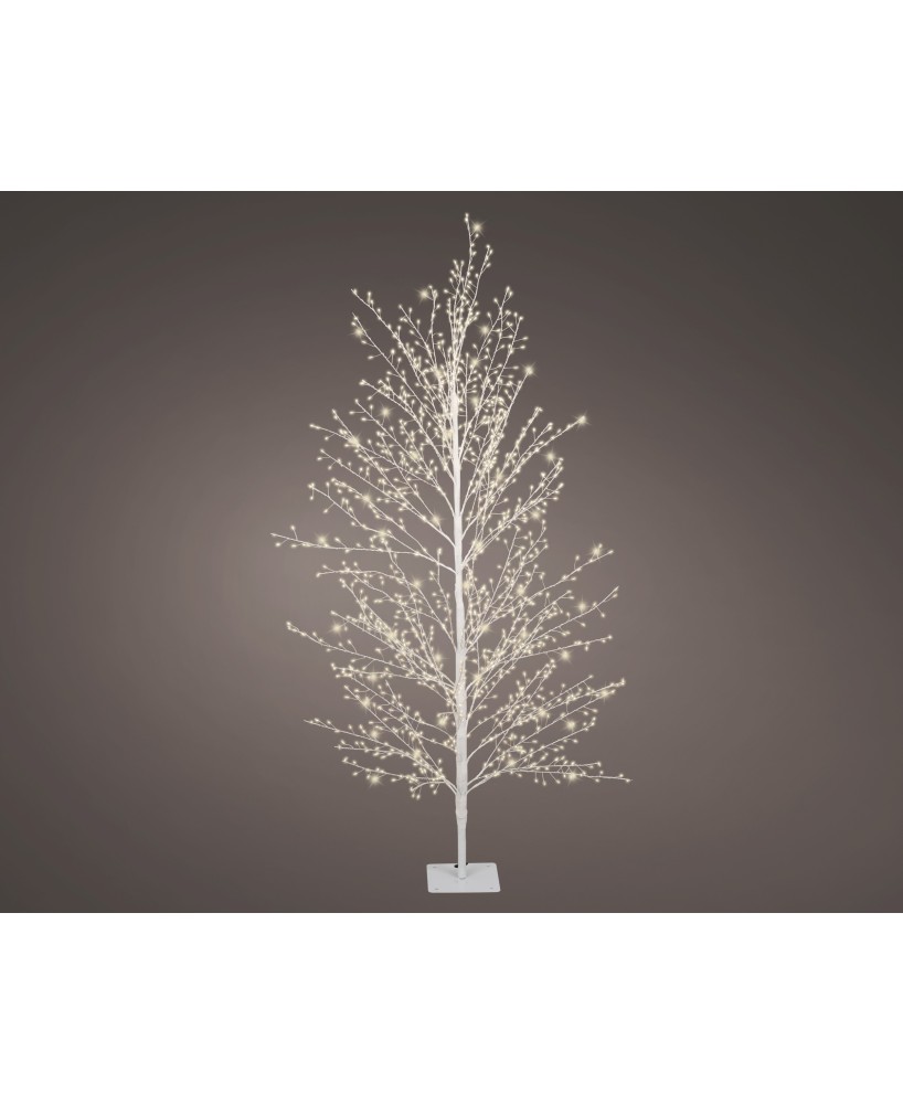 ARBOL MICROLED BLANCO  LUZ CALIDA  D.60cm x H.150cm