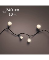 Guirnalda Bombillas LED 1800 Negra | Iluminación Exterior Resistente y Eficiente